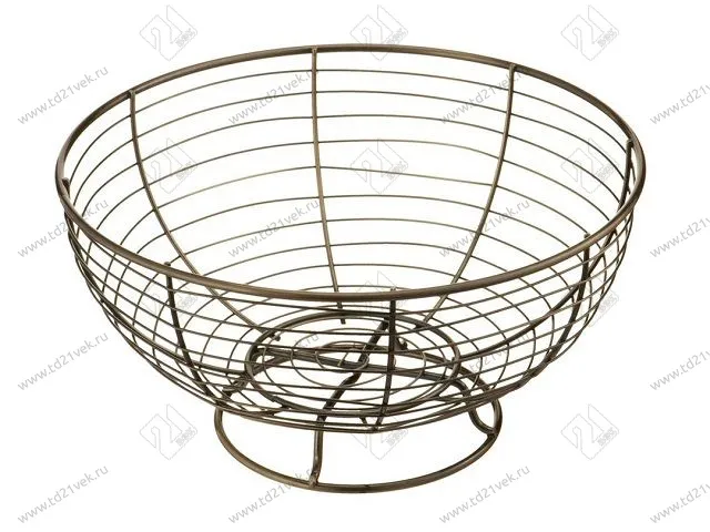 LF-2002287 AB Ваза д/фруктов (240х240х120) бронза <24> 1