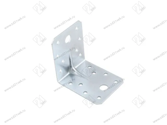 Уголок крепёжный 70*70*55*2.0, усил.гоц <40> 1