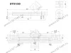 Стяжка B-fix ST01/50/6/Zn/01 Эксцентрик 15х12мм 2шт, дюбель 84мм с рез.6,3x13мм <1000> превью 2
