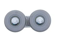 Комплект роликов асимметрия "Базовый" (для трека-37,5мм / нагрузка-35кг / саморез-6мм)