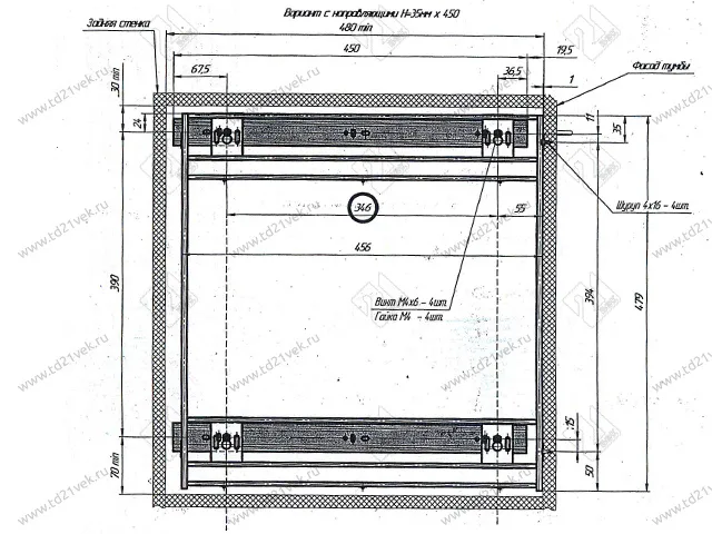 Бутылочница для кухни 150 мм (100x460x480мм) c шариковыми направляющими без доводчика, h35 мм 4