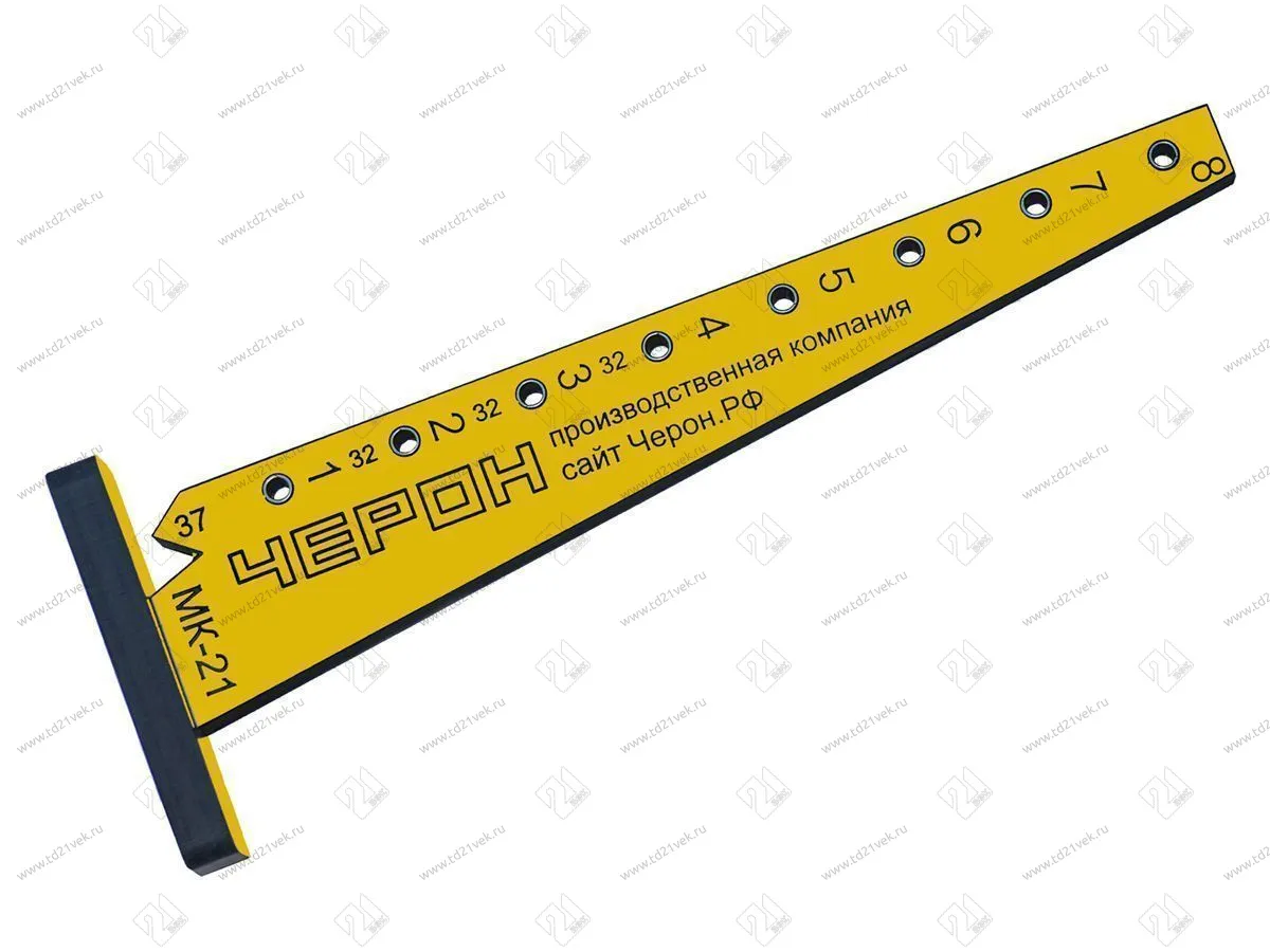 МК-21 Меб.кондуктор, угольник малый, шаг 32, L288, dвтулки 5мм <1> 1
