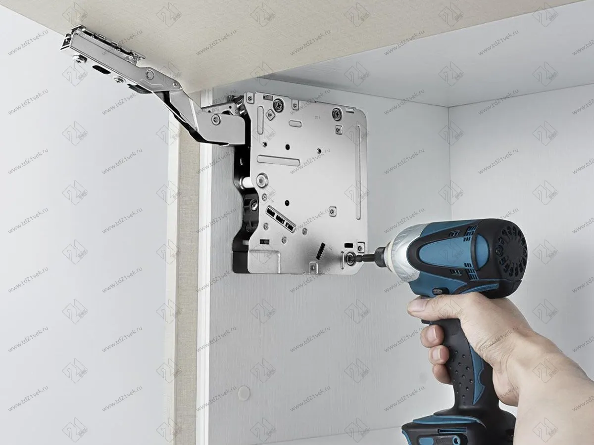 SQ2FBL03B / 0017403 Подъемный механизм TOP-STAYS SQ PUSH откидной (h250-400mm/инд.нагр.580-1350) (серый) <1/10> 8