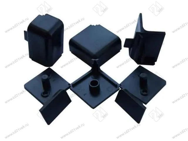 Ком-т заглушек Квадро, черный <200> 1
