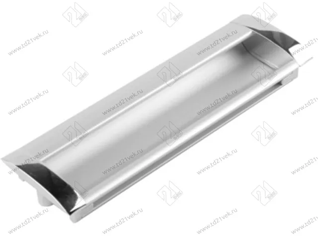 Ручка Оскар алюмин.врезная 14.198/96   (хром) (ST) <25/200> 1