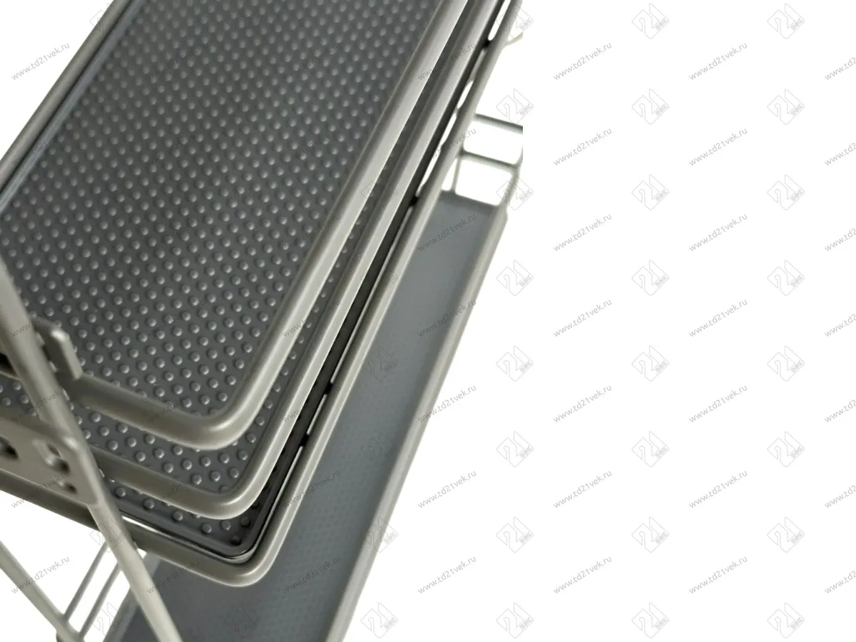 Бутылочница 200, левая, плоский прут, 450х140х535 мм, пластиковый поддон, антрацит 2