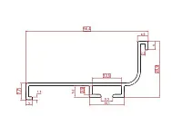 Г-образный профиль GOLA, L=4050 мм, (4464) (белый глянец) <8>