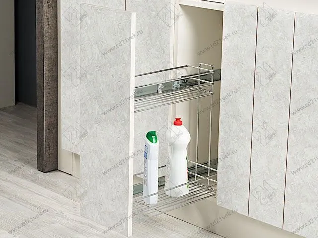 S-2213-C Бутылочница 200, Starax, 2-х ярусная, (153х470х470 мм), с доводчиком 1