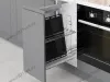 S-2891-C Выдвижная система для противней в базу 350 мм, Starax, (310х475х640) правая, хром превью 1