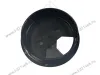Заглушка кабель-канала, пластиковая, круглая, d=60 мм, черная превью 2