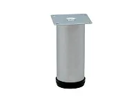N0030-150 SC Опора мебельная регулируемая малая 50х150 мм, мат. хром <50>