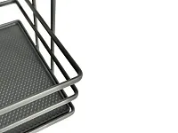 Бутылочница 300, нижнее крепление, плоский прут, 450х240х535 мм, пластиковый поддон, антрацит