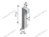 105-91-05-303 Соединительный элемент Mesan Т-разделительного профиля 0206 серый превью 2
