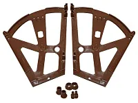 Механизм для обувниц двойной, коричневый