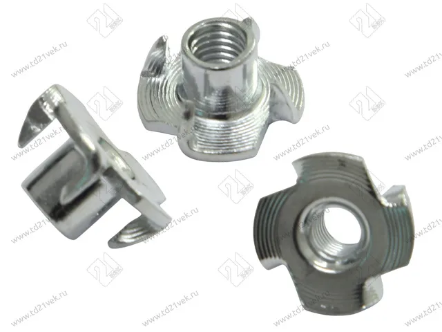 Гайка усовая М6х9 мм DIN1624 2