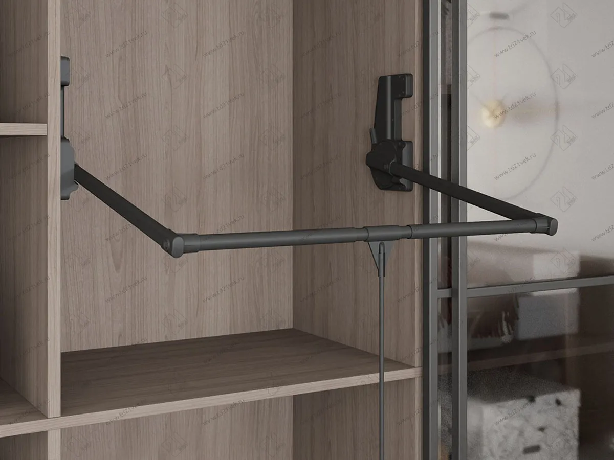 S-6014-A Пантограф Starax, (850-1150x290x900 мм), нагрузка 15 кг, антрацит 2