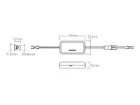 Датчик движения и открытия двери 2PIN, черный