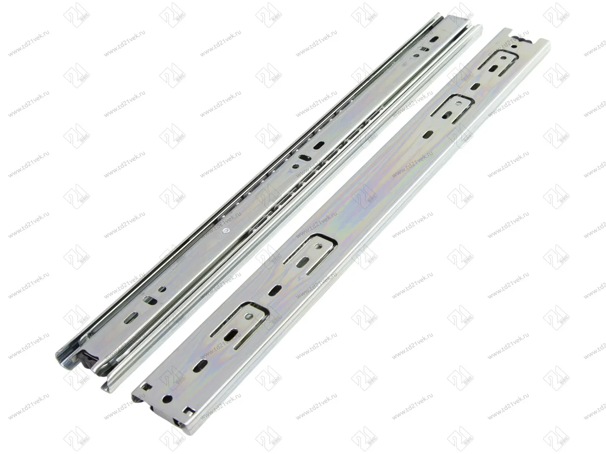 Направляющие для ящиков шариковые 500мм, h42, полного выдвижения, нагрузка до 25 кг 1