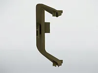 С-образный уголок внутренний  №6 шампань <10>