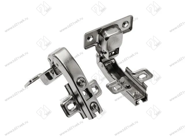ZP-KT90H2-BE Петля угловая 90 накладная GTV без евро, с отв. пл., 45/35 мм, Н2 сталь, <200> 1