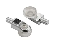 Полкодержатель с присоской, для стеклянных полок, никель