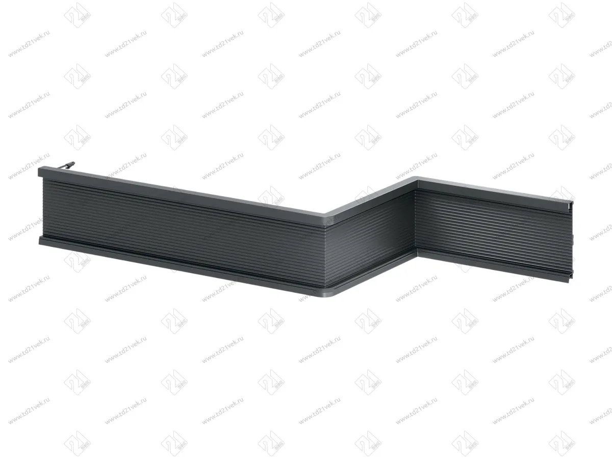 Цоколь с подсветкой 3м, шампань голд, H100/4000К, рефленый, комплект: LED лента SMD+рассеиватель+коннектор 2