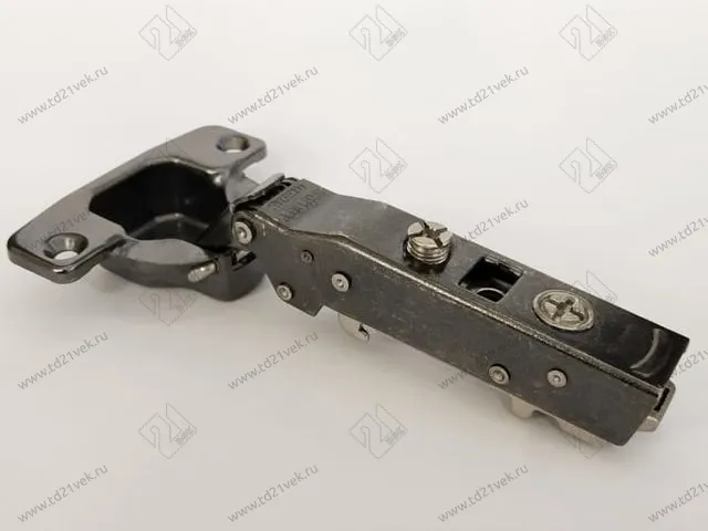 10102412 MASTER BLACK Петля 0 мм (CLIP) с довод. (черный) <125/200> 1