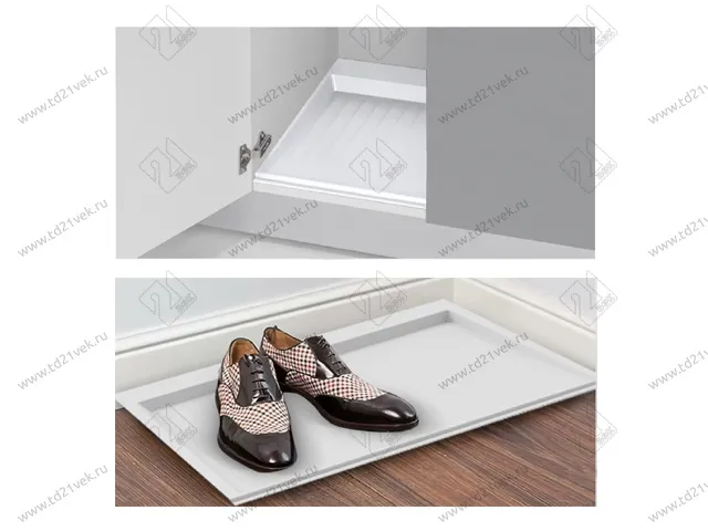 S-2262-W Поддон гигиенический под мойку Starax в базу 600мм (620x580x40) белый 3