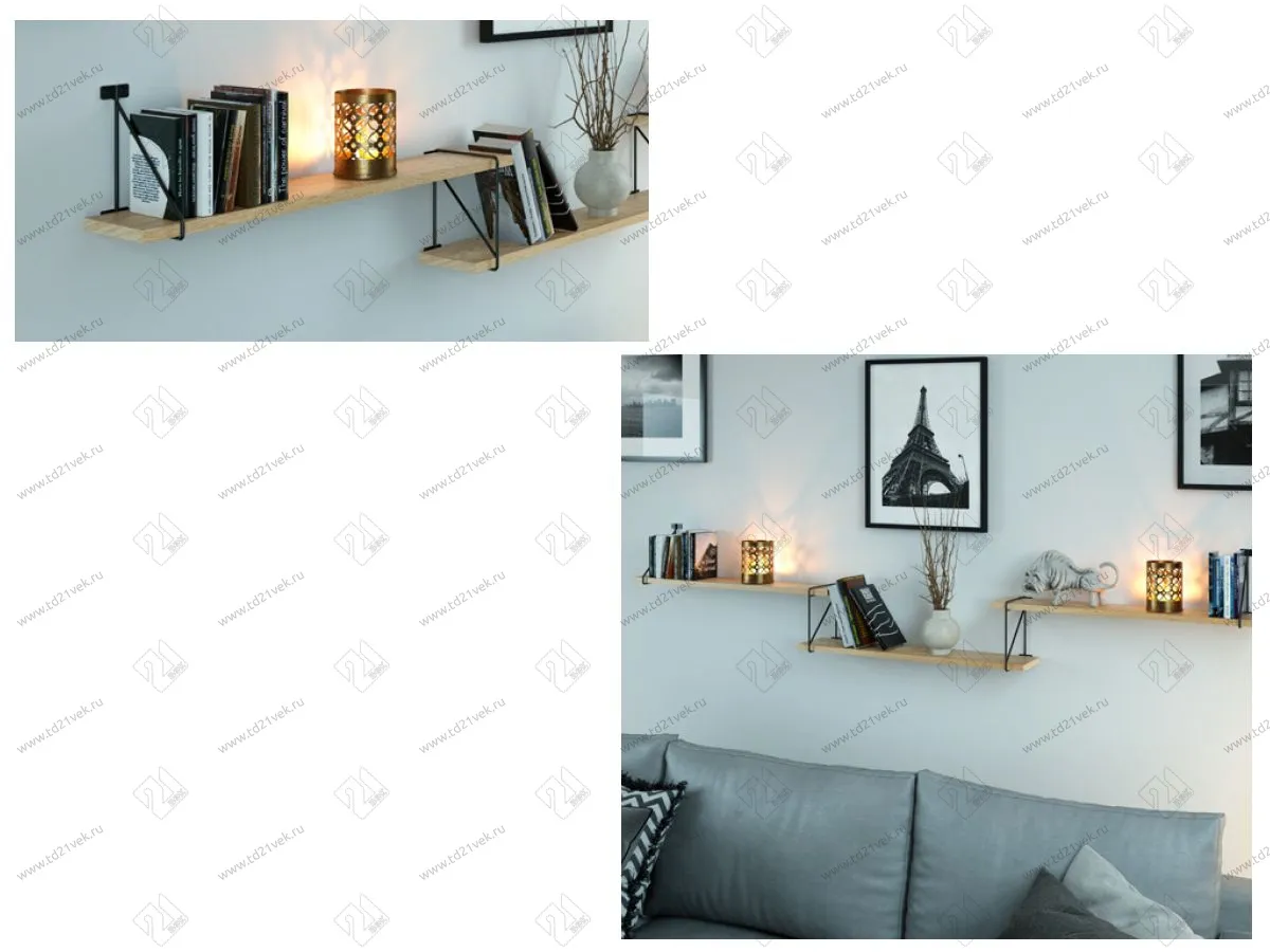 PP-ROD-20M Кронштейн ROD, 21x17 cm, черный матовый <2/20> 2