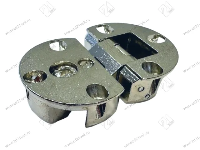 Петля врезная для откидных фасадов 56х38мм / секретерная, никель 1