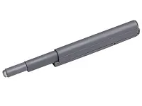 AMF10/GR Упор-защелка фасада c толкателем push-to-open, скр крепления серый <50/600>