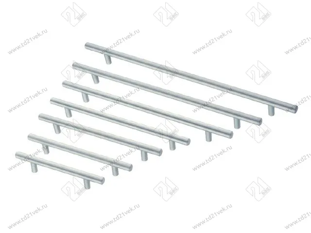 R-3010-288 SC Ручка-релинг D=10мм, 288 мм, матовый хром <20> 1