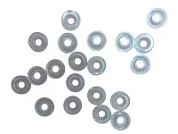 Шайба пластмассовая (прозрачная) внешн.-12, внут.- 4 мм, 1уп.= 1000 шт.