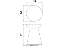 RC002SC.4 Ручка C0260 cатиновый хром <50/500>