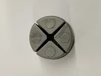 Втулка скрытого монтажа для трубы d25 пластиковая, серый <1000/3000>