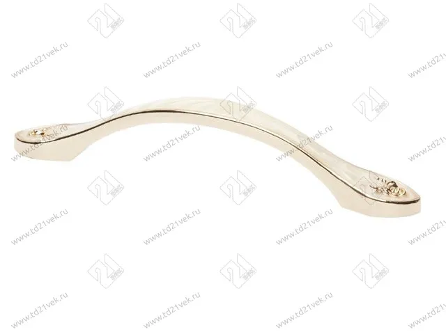 UZ-ROYAL4-96-03 Ручка GTV ROYAL4 C=96мм, янтарь/золото <40> 1
