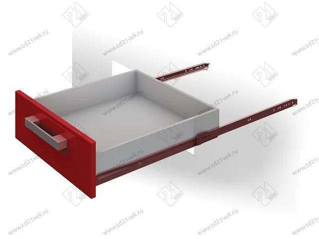 DS01Br.1/500 Направляющие Boyard DS801 500мм, коричневый, 20 кг на пару <25> 1