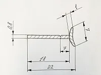 Уплотнительный гибкий плинтус для столешницы Аврора 7мм со скотчем, 1 бобина 5м, серый
