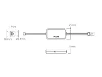 Датчик движения и открытия двери 3PIN, черный
