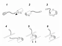 08.112.01.250 511 Держатель для ИК-сенсора PM-218 накладной