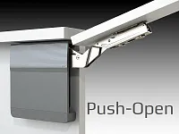 SQ2FBH03B / 0017407 Подъемный механизм TOP-STAYS SQ PUSH откидной (h250-500mm/инд.нагр.1800-4000) (серый) <1/10>