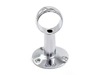 Держатель трубы d25, проходной, хром