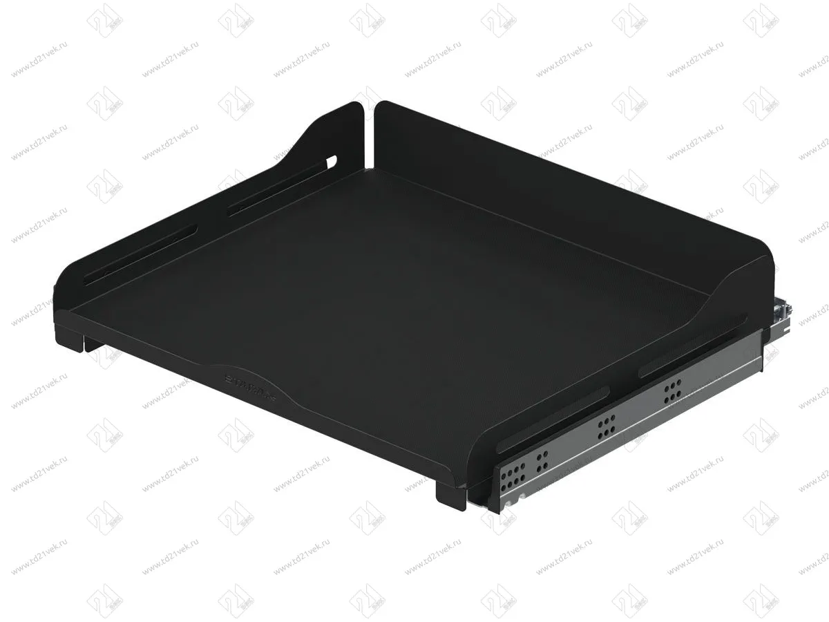 S-2338-US-A Выдвижная корзина на распашной фасад в базу 800 мм, Starax, направляющие Blum Tandem, (760-780х482х145 мм), антрацит 2