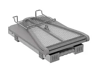 S-6616-G Выдвижная гладильная доска с фасадом в 400 базу, Starax, серый