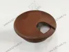 Заглушка кабель-канала, круглая, d=62 №8, тёмно- коричневый превью 1
