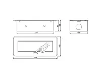11.800.02.036 Блок роз.выдв.гориз,сер,роз-ки 2хEU;2xUSB3,0; 1xLAN;2xHDMI,265х118х66мм,каб. с вилк. 2м