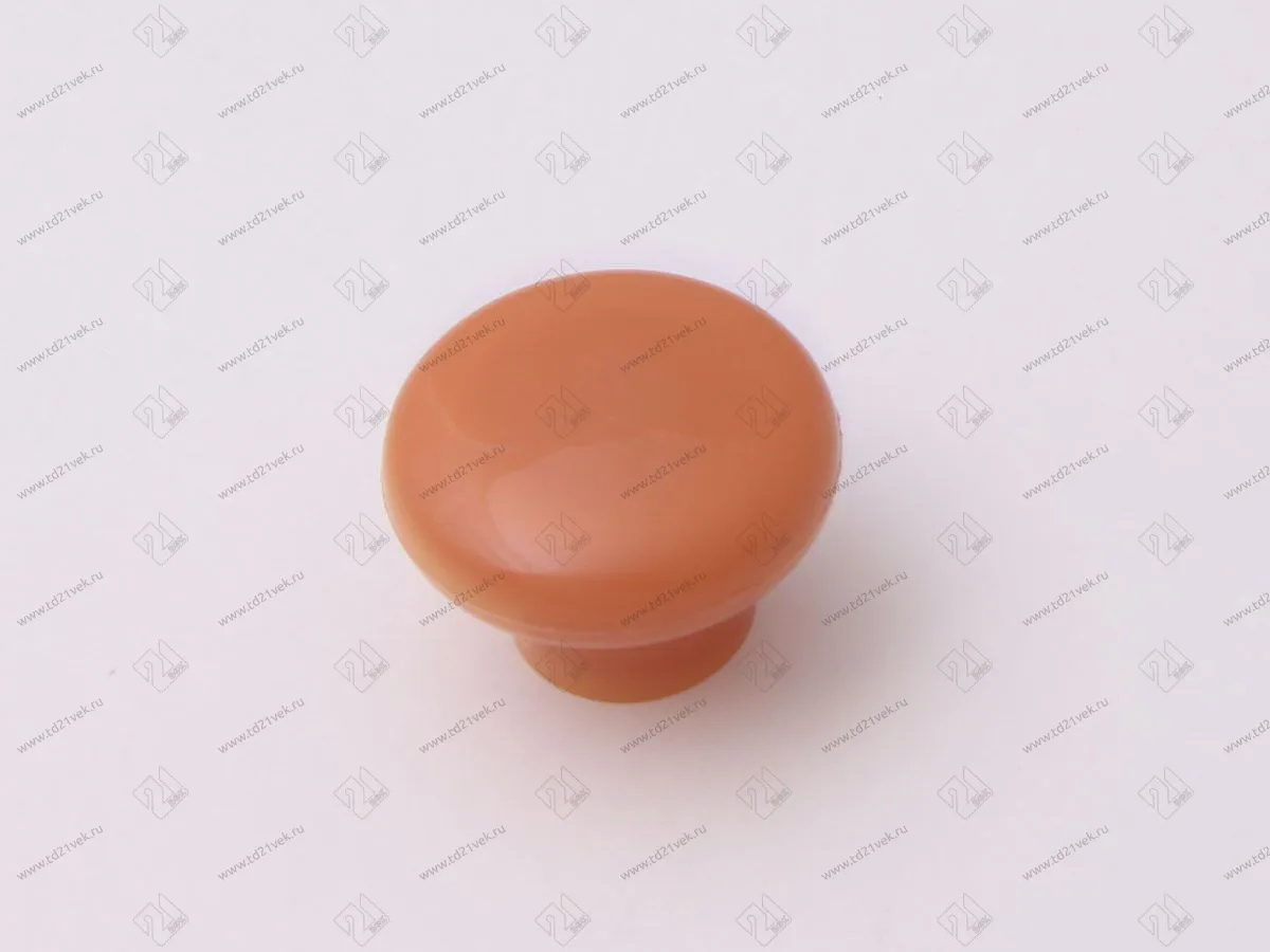 Ручка-кнопка пластиковая №10-1 (бежевый) <100> 1