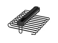 S-6722-A Брючница в базу 400 мм, Starax, (360х460х150 мм), алюминий, антрацит