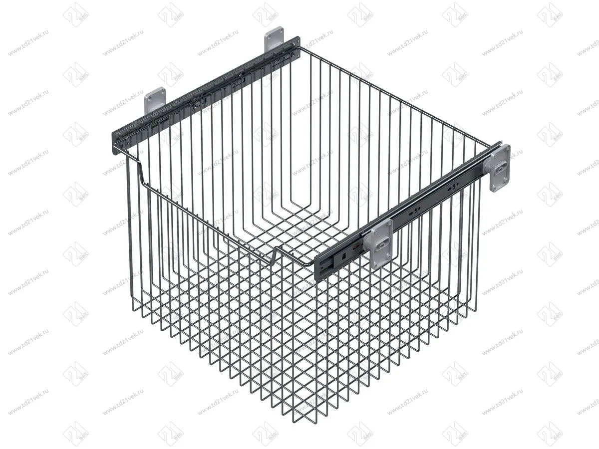 S-6365-C Выдвижная корзина в базу 600 мм, Starax, (555-575x465x360 мм), хром 3