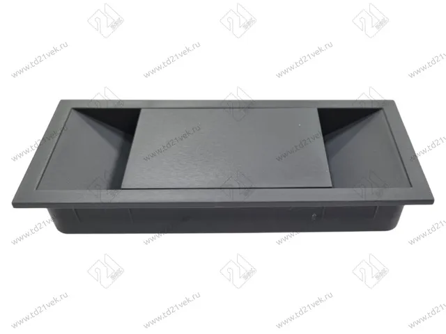 Заглушка кабель-канала, 156х66х22мм, темно-серый 1